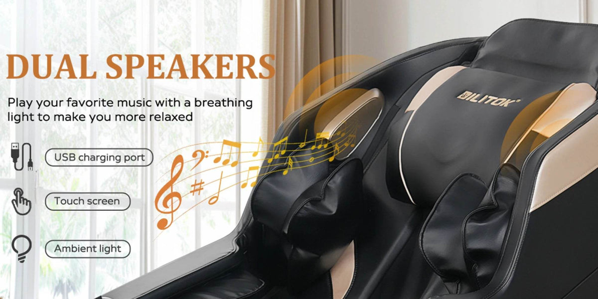 Zero Gravity Full Body Heated Airbag Massage Chair - BILITOK - Sleep Galleria