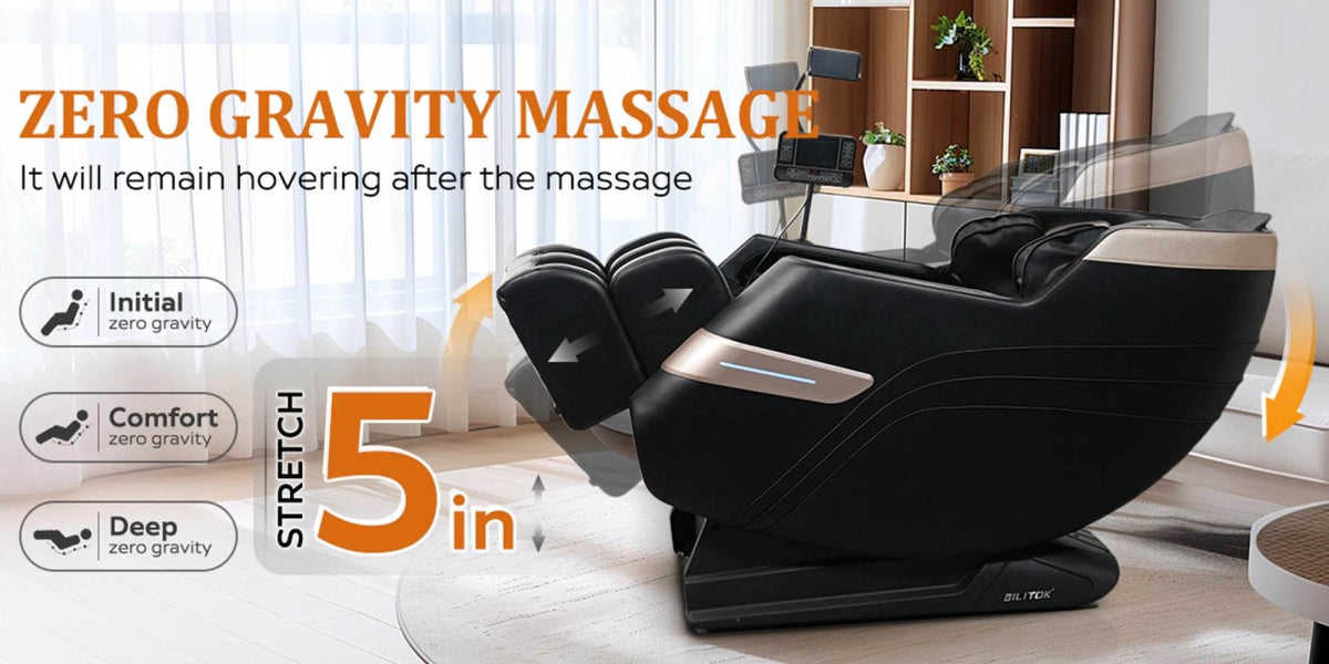 Zero Gravity Full Body Heated Airbag Massage Chair - BILITOK - Sleep Galleria