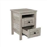 3-Piece Antique Gray Farmhouse Platform Bed Set - Sleep Galleria