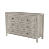 3-Piece Antique Gray Farmhouse Platform Bed Set - Sleep Galleria