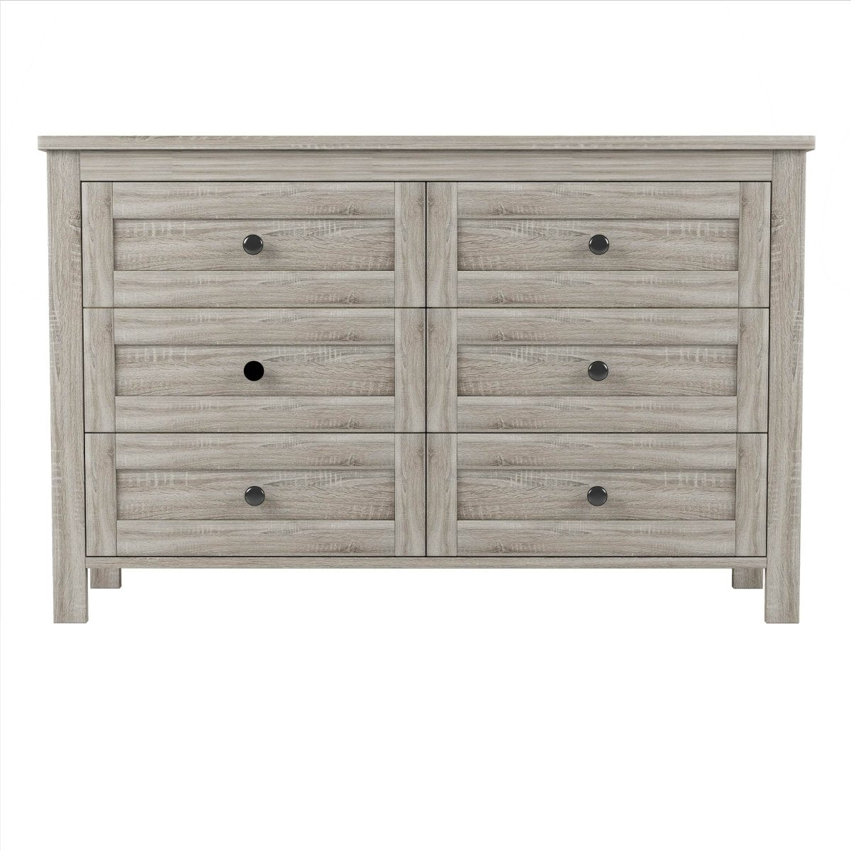 3-Piece Antique Gray Farmhouse Platform Bed Set - Sleep Galleria