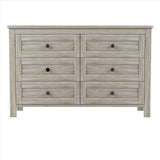 3-Piece Antique Gray Farmhouse Platform Bed Set - Sleep Galleria