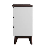 6-Drawer White Particle Board Storage Dresser Cabinet - Sleep Galleria