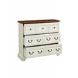 Farmhouse Antique White 7-Drawer Engineered Wood Dresser - Sleep Galleria