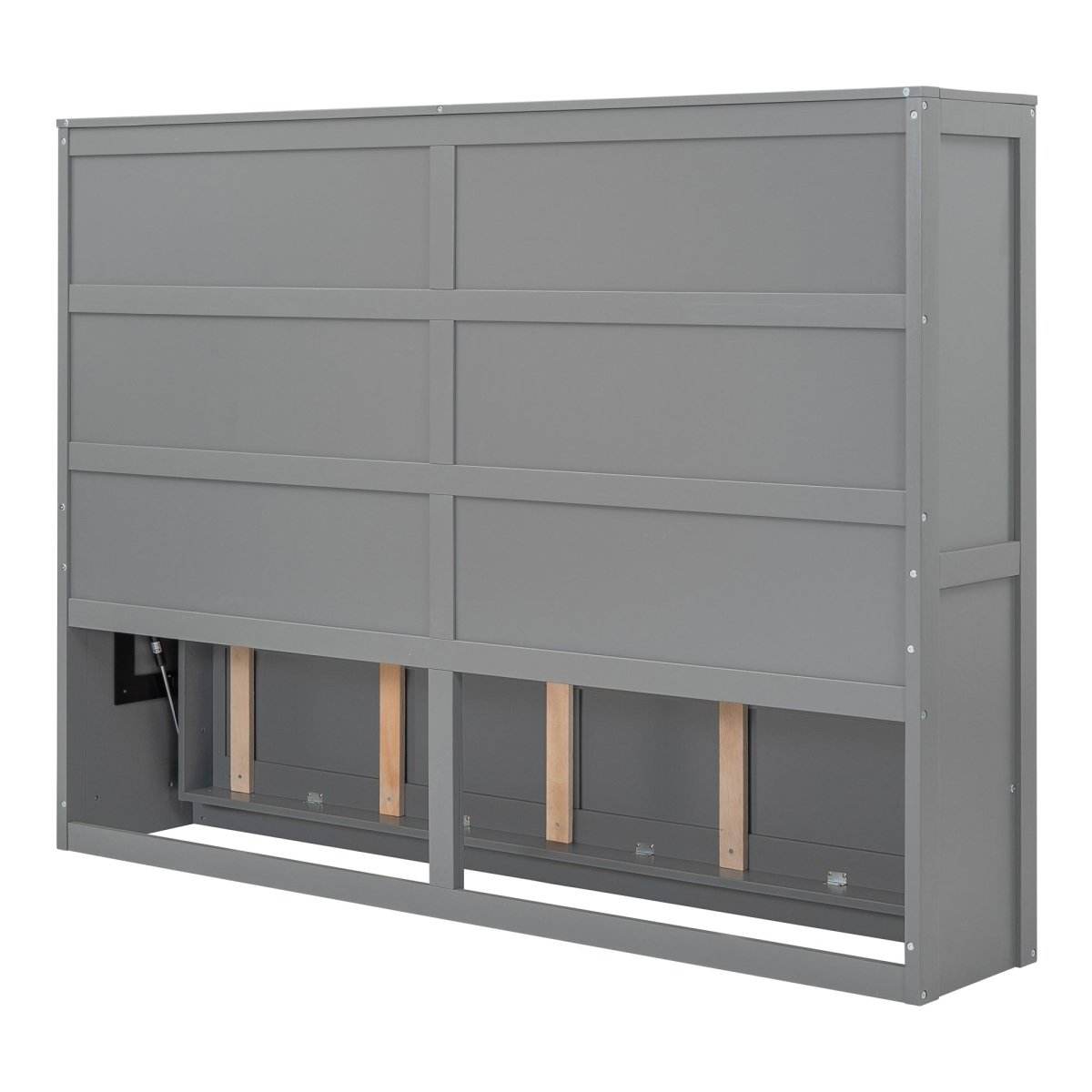 Full Size Gray Plywood Multi-Function Murphy Bed - Sleep Galleria