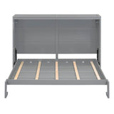 Full Size Gray Plywood Multi-Function Murphy Bed - Sleep Galleria