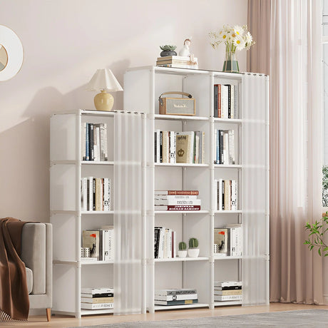 Minimalist Modern 6 - Layer Fabric Wardrobe Organizer Cabinet - Blissora - Sleep Galleria