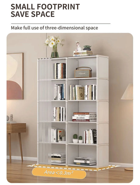 Minimalist Modern 6 - Layer Fabric Wardrobe Organizer Cabinet - Blissora - Sleep Galleria