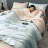 Silky Soft Cooling Summer Quilt Patchwork Blanket - Blissora - Sleep Galleria