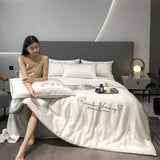 Silky Soft Cooling Summer Quilt Patchwork Blanket - Blissora - Sleep Galleria