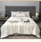 Silky Soft Cooling Summer Quilt Patchwork Blanket - Blissora - Sleep Galleria