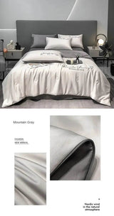 Silky Soft Cooling Summer Quilt Patchwork Blanket - Blissora - Sleep Galleria
