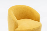 Soft Teddy Fabric Upholstered Swivel Accent Armchair - Sleep Galleria