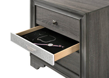 Traditional 5 - Piece Gray Wood Bedroom Storage Set - Blissora - Sleep Galleria