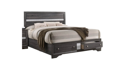 Traditional 5 - Piece Gray Wood Bedroom Storage Set - Blissora - Sleep Galleria