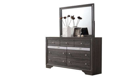 Traditional 5 - Piece Gray Wood Bedroom Storage Set - Blissora - Sleep Galleria