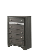 Traditional 5-Piece Gray Wood Bedroom Storage Set - Sleep Galleria