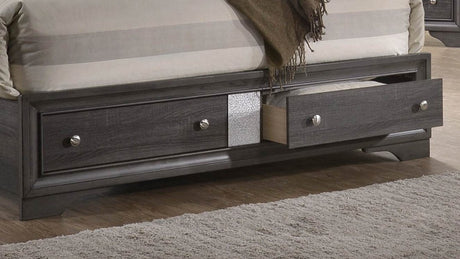 Traditional 5 - Piece Gray Wood Bedroom Storage Set - Blissora - Sleep Galleria
