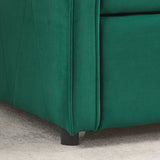 Twin Upholstered Velvet Daybed With Trundle - Blissora - Sleep Galleria