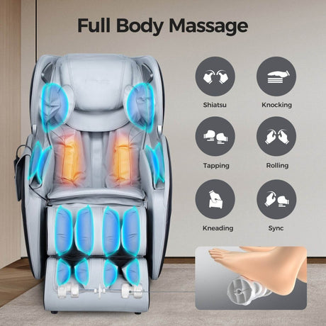 3D Shiatsu Recline Massage Zero Gravity Chair - BossCare - Sleep Galleria