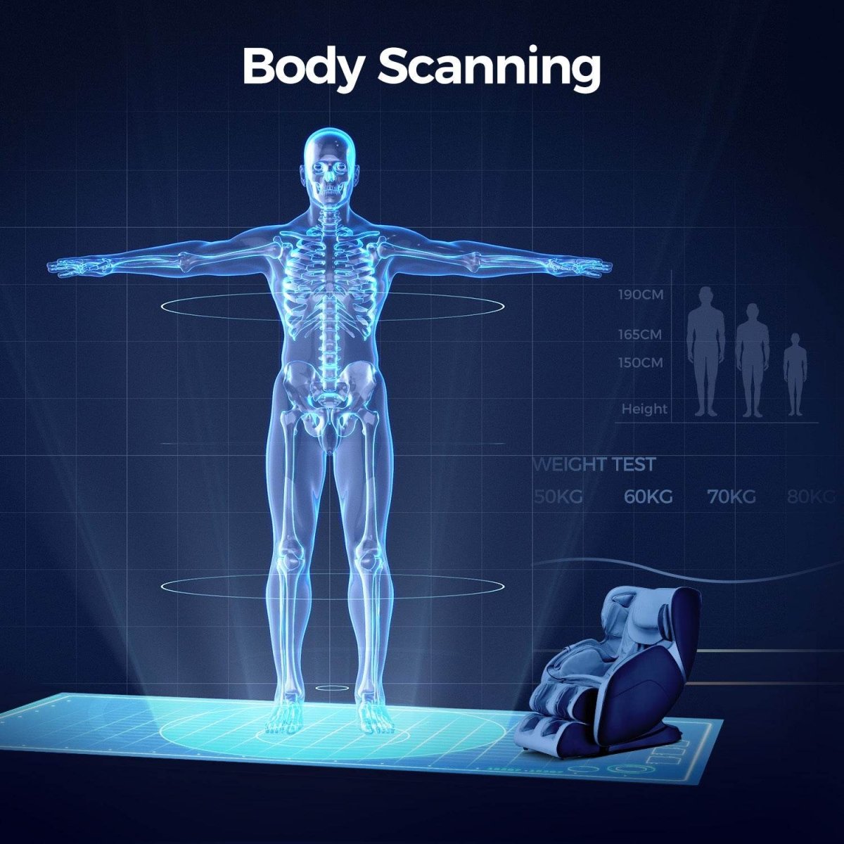 3D Shiatsu Recline Massage Zero Gravity Chair - BossCare - Sleep Galleria