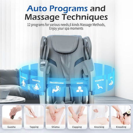 Massage Chairs with AI Voice SL Track Zero Gravity - BossCare - Sleep Galleria