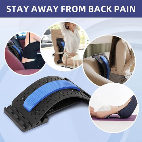 Magnetic Therapy Adjustable Back Stretcher Pain Relief - BXA - Sleep Galleria