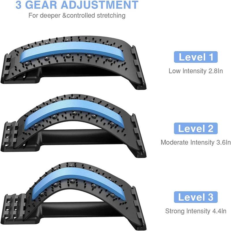 Magnetic Therapy Adjustable Back Stretcher Pain Relief - BXA - Sleep Galleria