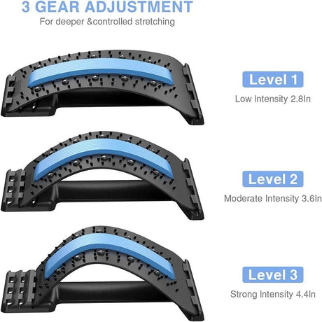 Magnetic Therapy Adjustable Back Stretcher Pain Relief - BXA - Sleep Galleria