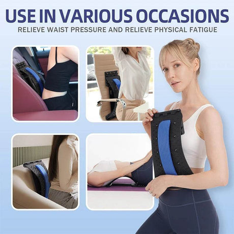 Magnetic Therapy Adjustable Back Stretcher Pain Relief - BXA - Sleep Galleria