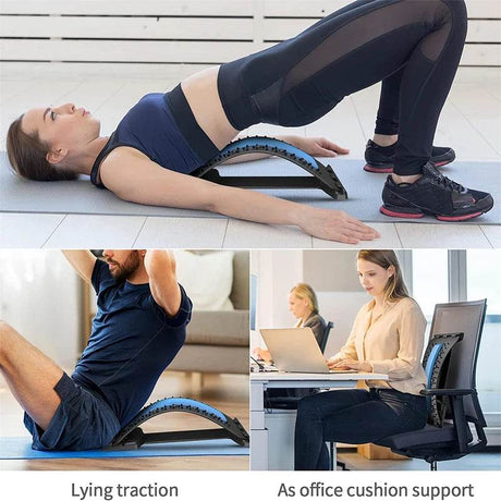 Magnetic Therapy Adjustable Back Stretcher Pain Relief - BXA - Sleep Galleria