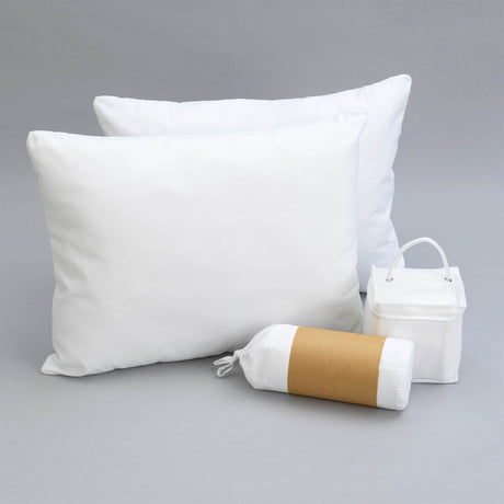 Essentials Bedding Bundle White Cotton Sheet Set With Pillows - Sleep Galleria