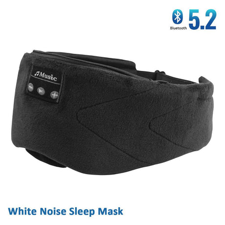 Bluetooth White Noise Sleep Mask With Stereo Sound - Driftwood - Sleep Galleria