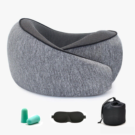 Neck Travel Pillow Memory Foam Neck Pillow Comfort Compact Ergonomic for Travel