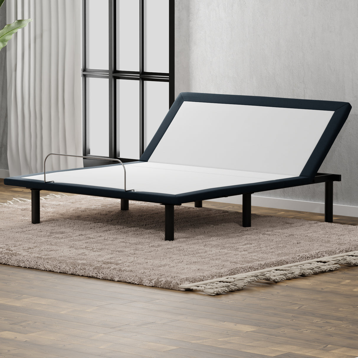 Queen Adjustable Base Metal Frame With Wired Remote
