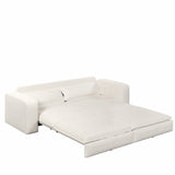 3-in-1 Convertible Pull-Out Sleeper Sofa Bed With Pillows