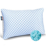 Virtu Temperature Regulating Reversible Cooling Body Pillow for Adult, Adjustable Memory Foam Long Body Pillows for Bed, 20" X 54"