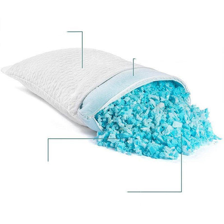 Slow Rebound Bamboo Fiber Memory Pillow - Vevor - Sleep Galleria