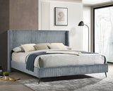 Contemporary Wide Wale Corduroy Upholstery Panel Bed