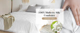 100 Percent Tussah Silk Breathable Cotton Comforter - Calmora - Sleep Galleria