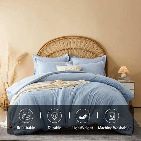 2 - Piece Extra Soft Microfiber Comforter Bedding Set - Calmora - Sleep Galleria