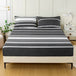 3 - Piece Soft Breathable Striped Polyester Sheet Set - Calmora - Sleep Galleria