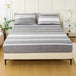 3 - Piece Soft Breathable Striped Polyester Sheet Set - Calmora - Sleep Galleria