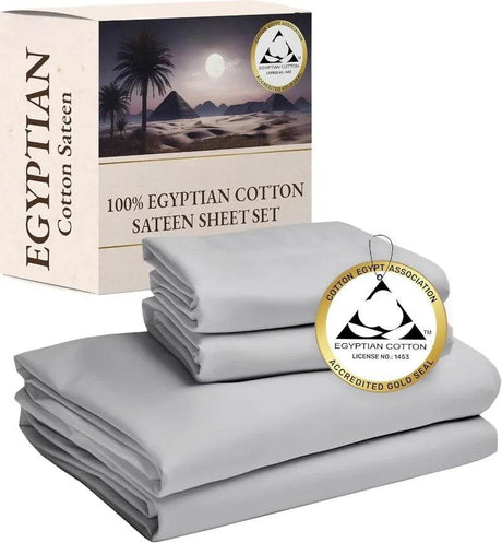 4 - Piece Egyptian Cotton Sheet Set - Calmora - Sleep Galleria