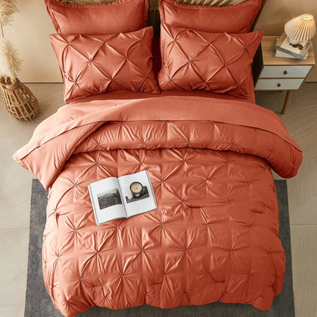 7 - Piece Extra Soft Polyester Comforter Bedding Set - Calmora - Sleep Galleria