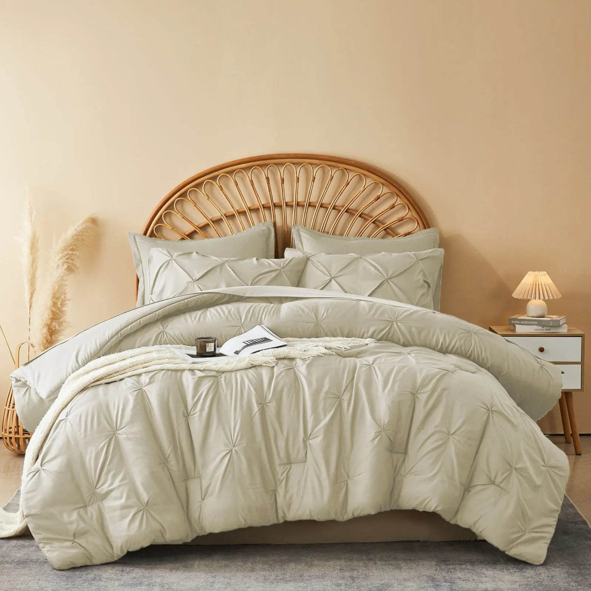 7-Piece Extra Soft Polyester Comforter Bedding Set - Sleep Galleria