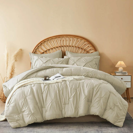 7 - Piece Extra Soft Polyester Comforter Bedding Set - Calmora - Sleep Galleria