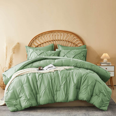 7 - Piece Extra Soft Polyester Comforter Bedding Set - Calmora - Sleep Galleria