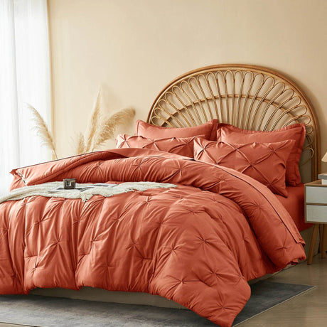 7 - Piece Extra Soft Polyester Comforter Bedding Set - Calmora - Sleep Galleria