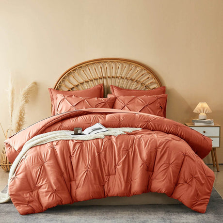 7 - Piece Extra Soft Polyester Comforter Bedding Set - Calmora - Sleep Galleria